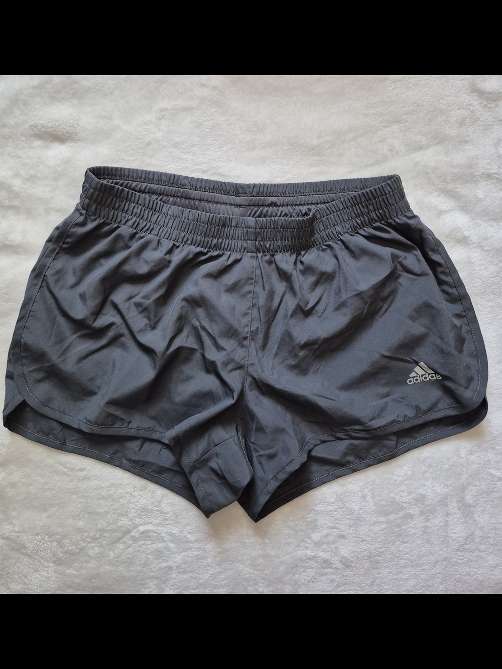 adidas Women's Gray Athletic Running Shorts